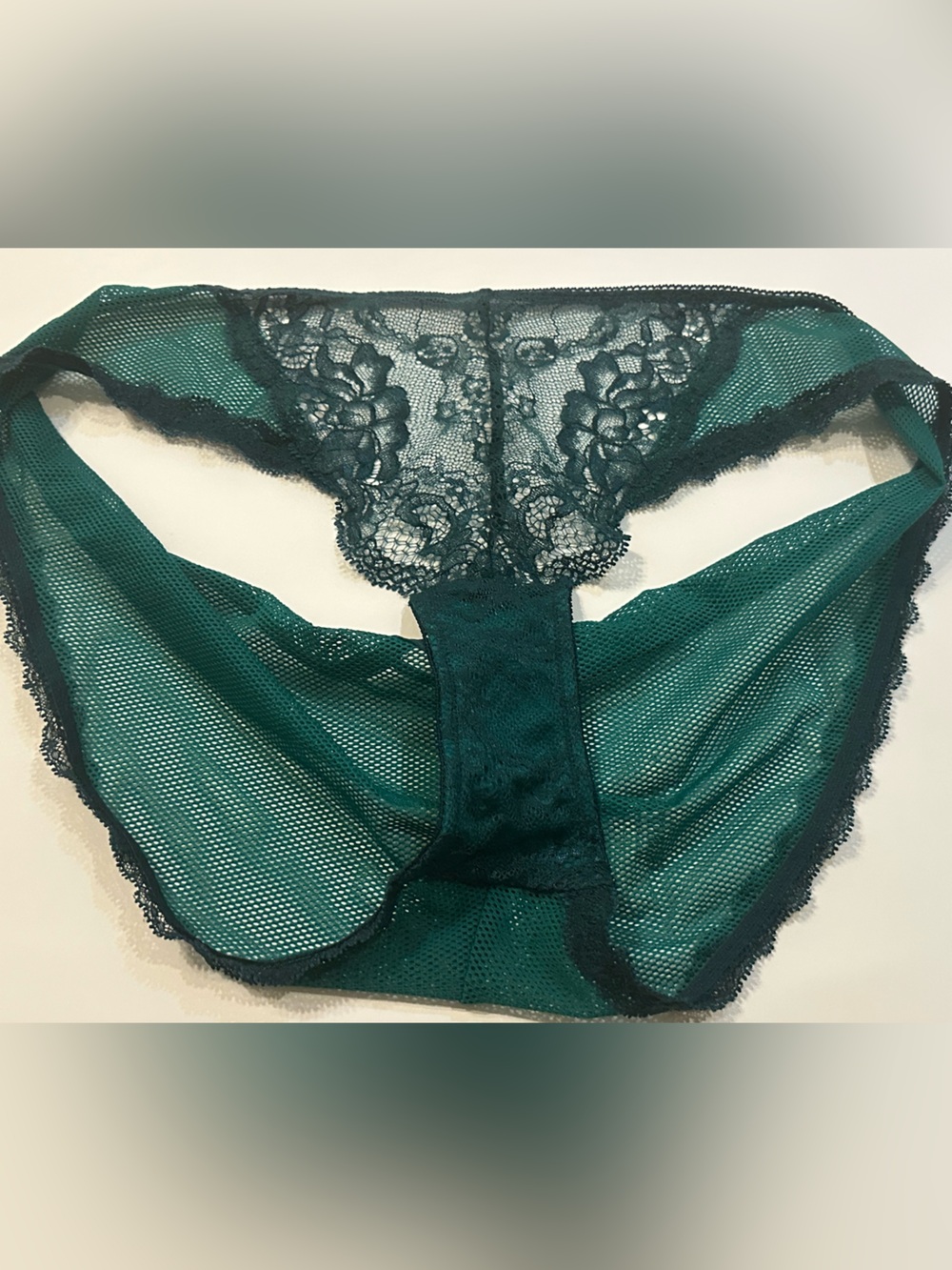 Adore Me Dark Teal Lace Push-Up Bra & Panty Set nwot large lingerie 36C viral - Picture 7 of 10